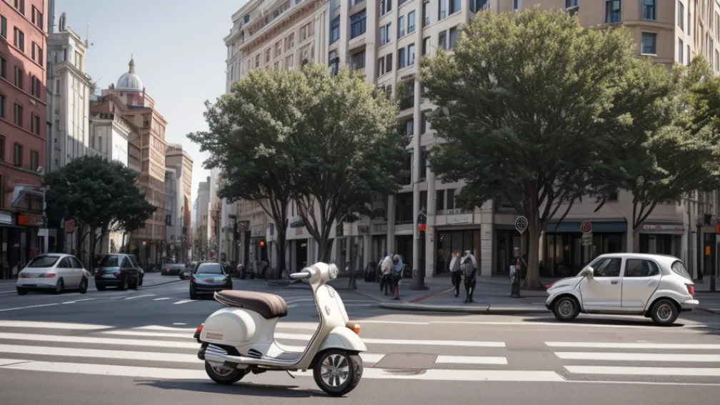 Во Франкфурте водитель Vespa напал на автомобилиста с перцовым пистолетом