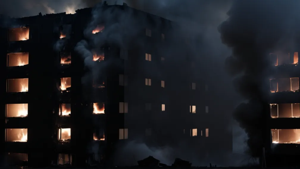 Пожар в Вильгельмсхафене: Забытая еда на плите привела к эвакуации дома