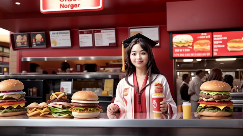 Выпускник пошел на работу в Burger King сразу после выпускного и получил десятки тысяч долларов на учебу