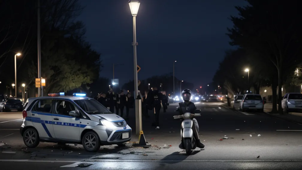 Погоня в Германии: 14-летний подросток на скутере пытался скрыться от полиции и попал в аварию