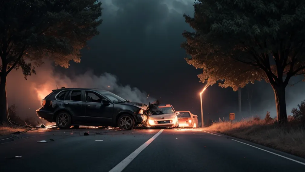 Страшное ДТП в Германии: Подросток сгорел заживо в 333-сильном VW Golf после удара о дерево