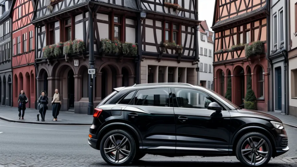 В Германии скутеристы атаковали Audi: водительницу преследовали и повредили авто