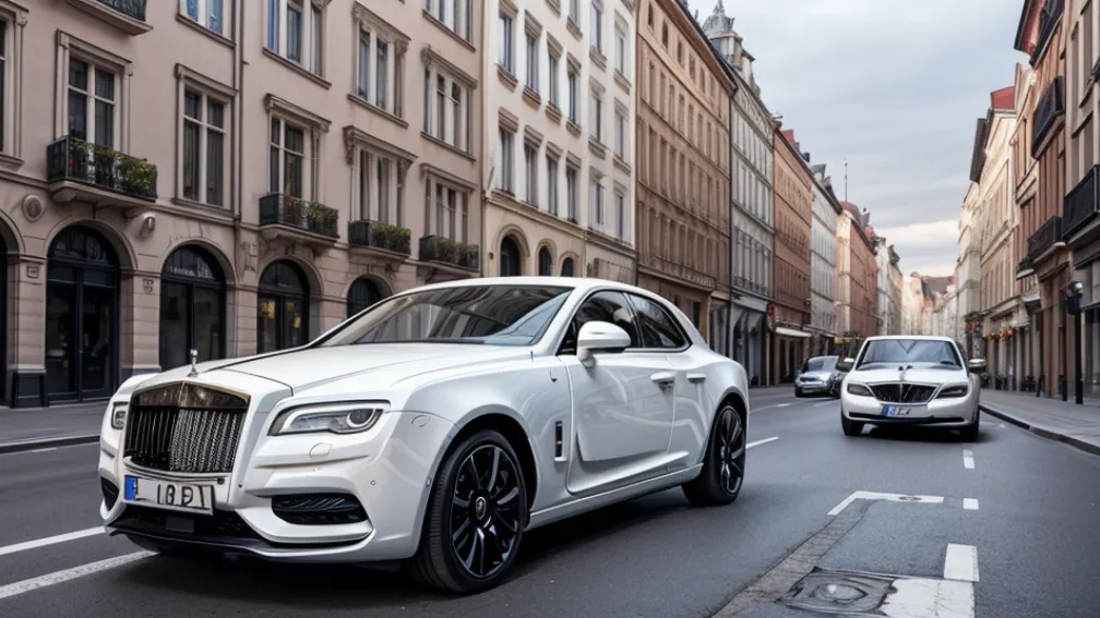 Роскошный Rolls Royce скрылся с места ДТП в немецком Миндене