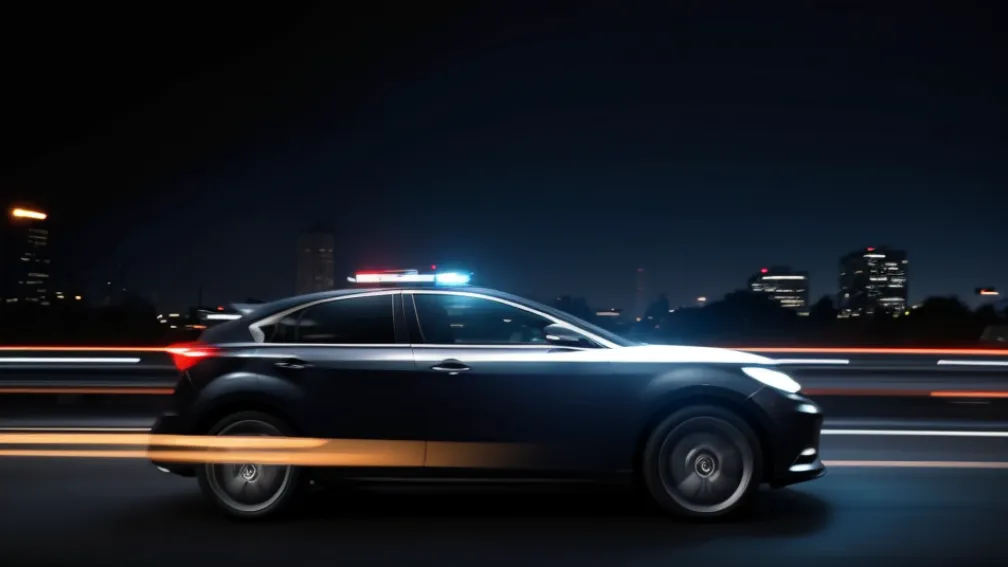В Любеке водитель Hyundai устроил погоню с полицией и сбежал пешком