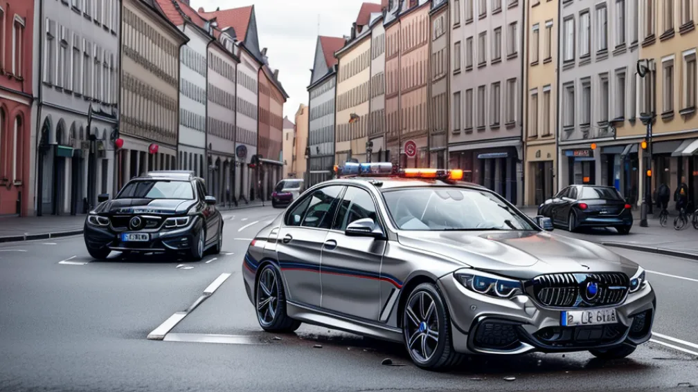 В Нюрнберге BMW столкнулся с Mercedes: пострадал 80-летний водитель