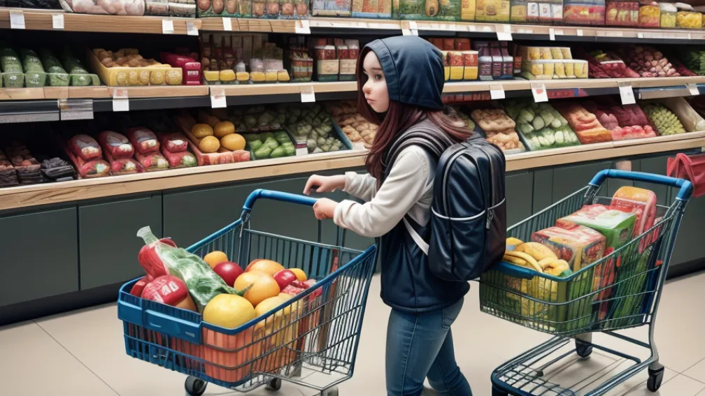 В Ульме мужчина пытался вынести из супермаркета продукты на 40 евро