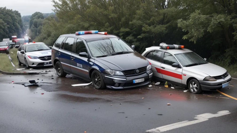 Серьезное ДТП в Германии: водитель упал с насыпи и тяжело ранен