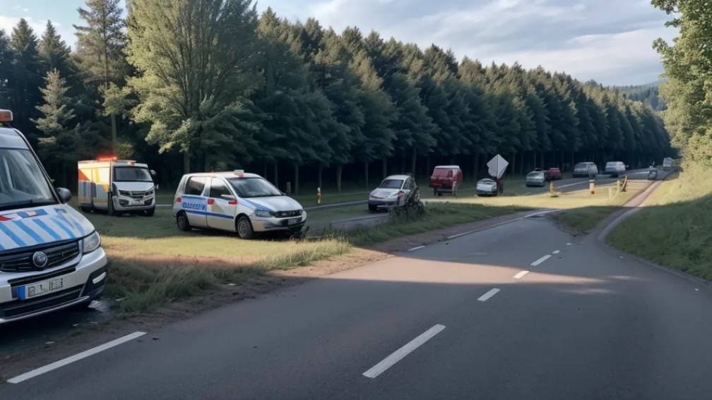 Серьезное ДТП в Германии: Мотоциклист получил опасные для жизни травмы под Бpилоном