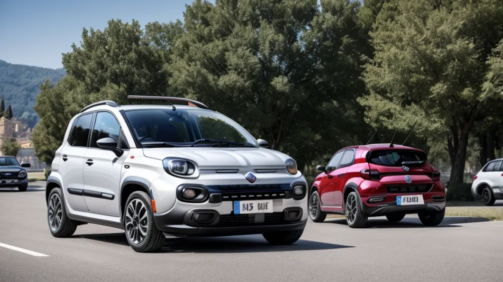 Шоу одного автомобиля: "Тонкий" Fiat Panda произвел фурор на встрече в Италии