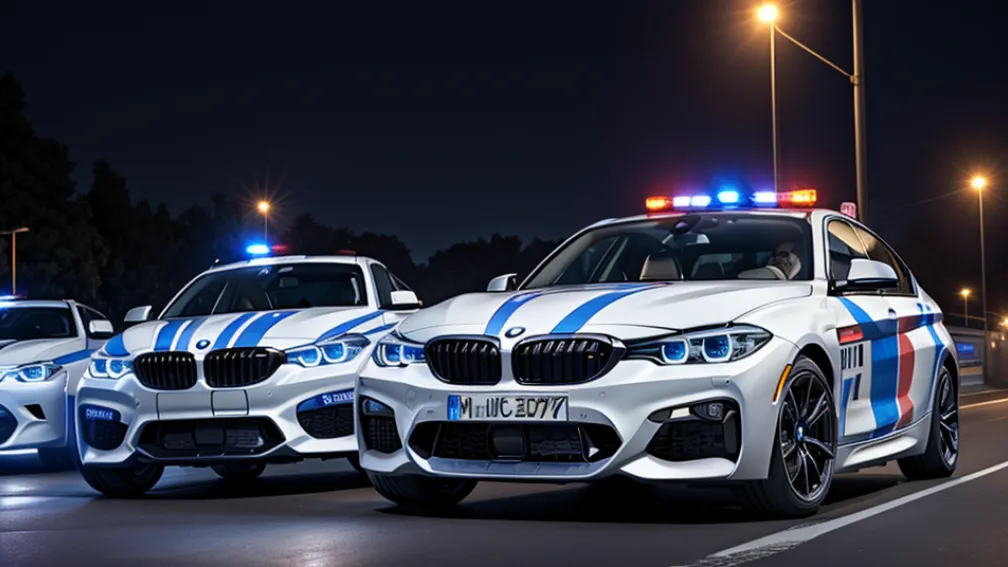 Полиция Германии остановила незаконные гонки BMW в Зингене: Права гонщиков изъяты