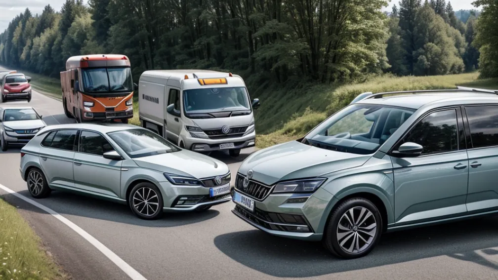 В Германии на трассе B109 76-летний водитель Toyota спровоцировал ДТП с пострадавшим