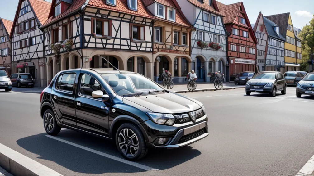 Велосипедистка в Германии чудом избежала ДТП с Dacia в Йевере