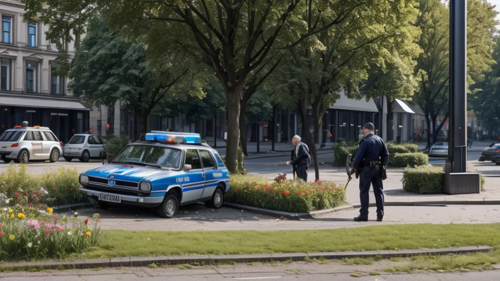 Пьяный дебош в Берлине: мужчина крушил все вокруг, угрожал прохожим и напал на полицейских