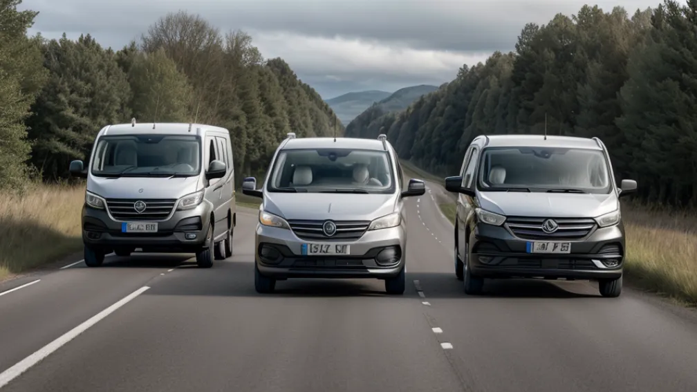 Опасный обгон в Германии: водитель Mercedes Sprinter едва не спровоцировал ДТП на трассе B327