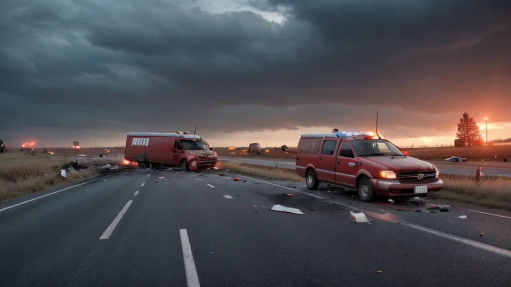 Две жертвы лобового ДТП в Германии: VW Caddy столкнулся с грузовиком в Эйфеле