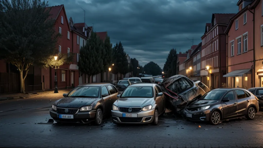 В Вайльдеке водитель Opel врезался в припаркованные авто и сбежал пешком: ущерб 43 тысячи евро