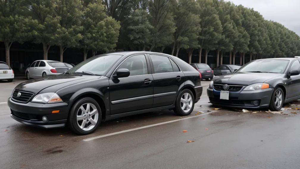 В немецком Майнe неизвестный водитель врезался в авто на парковке и скрылся