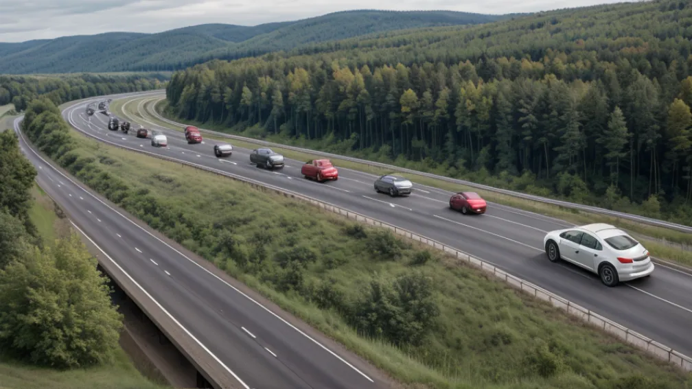 Водитель уснул за рулем на немецком автобане A65 и попал в ДТП