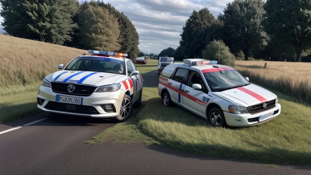 В Германии 20-летняя девушка перевернулась на машине после экстренного маневра