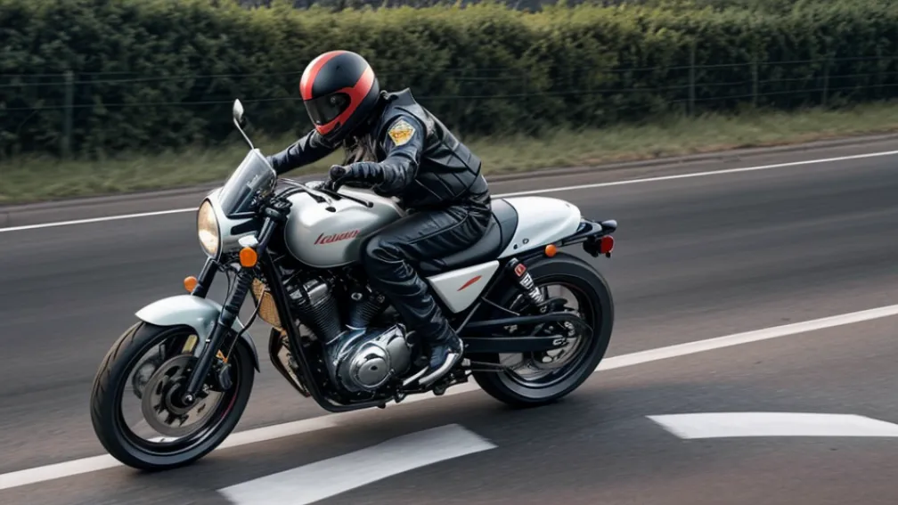 Гонщик на Harley-Davidson в Германии пойман с поддельными правами и за превышение скорости