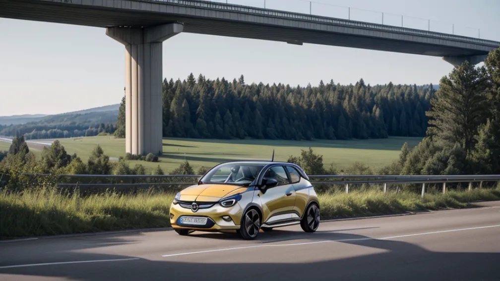 ДТП в Штутгарте: Женщина на Opel врезалась в отбойник, есть пострадавшая