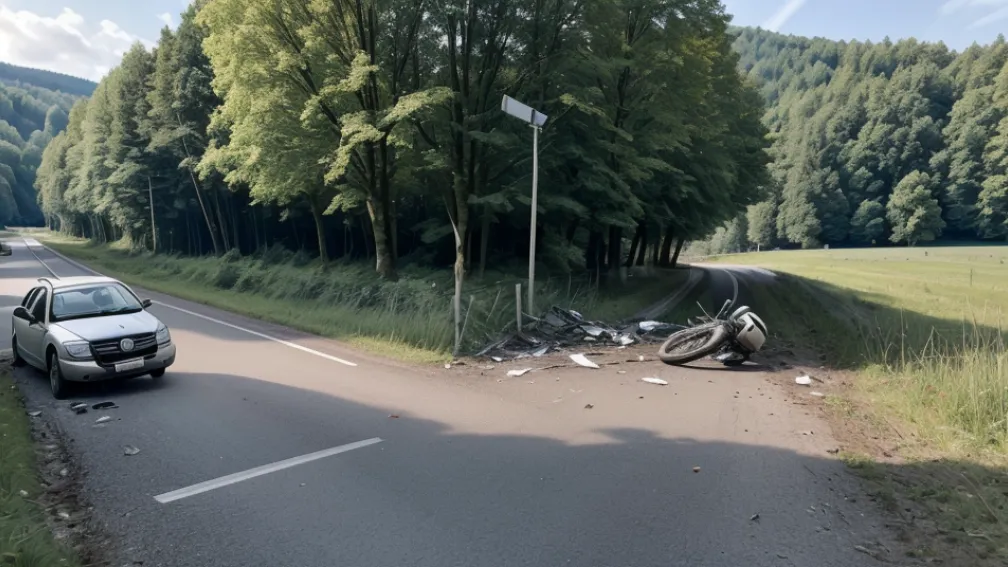 Тяжелая авария в Германии: нидерландский мотоциклист разбился под Штюнцелем