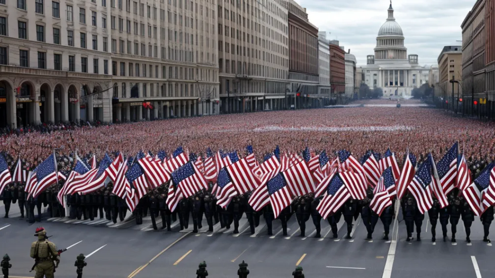 Протесты против Трампа в его день рождения: тысячи вышли на улицы на фоне военного парада