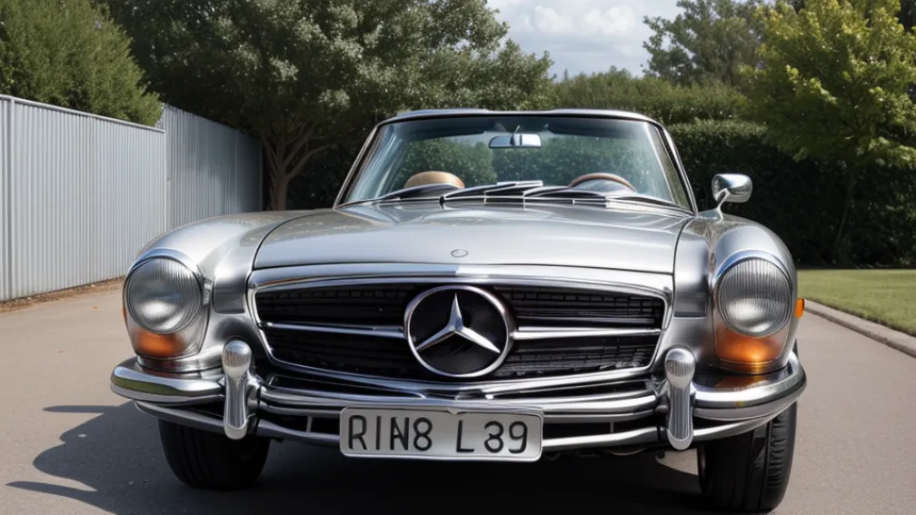 В Висмаре из гаража угнали редкий Mercedes 560 SL стоимостью 40 тысяч евро