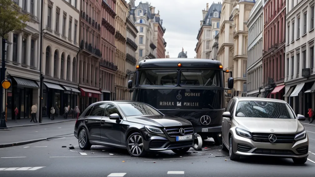ДТП в немецком Констанце: водитель Mercedes протаранил VW, ущерб более 11 000 евро