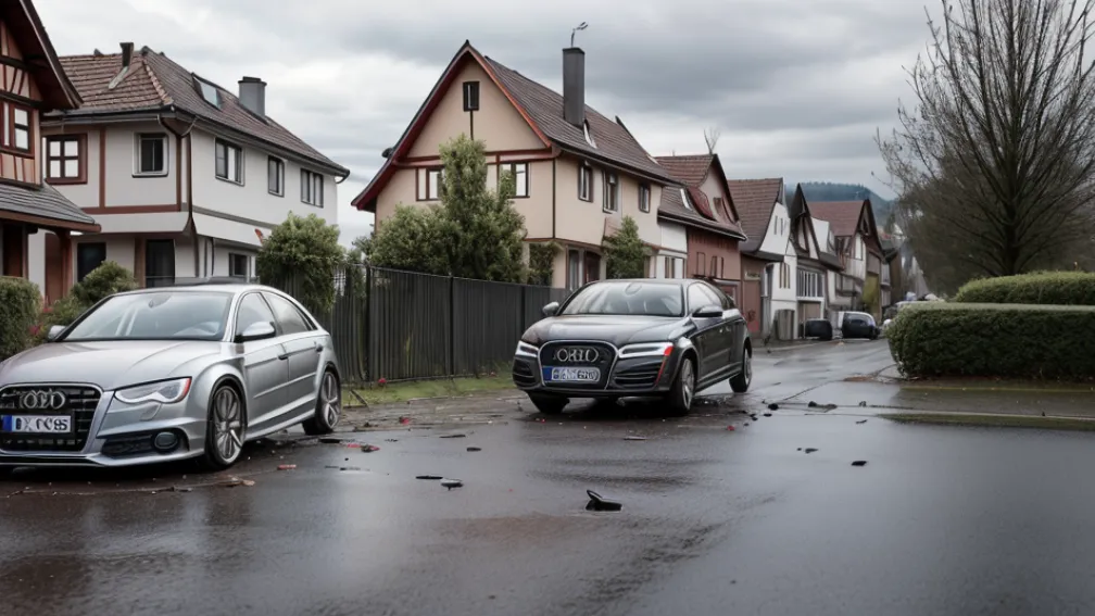 Водитель Audi сбил велосипедистку в Штутгарте, женщина тяжело ранена