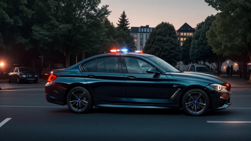 В Германии: 21-летний водитель BMW устроил опасную погоню от полиции на скорости 140 км/ч в Оснабрюке