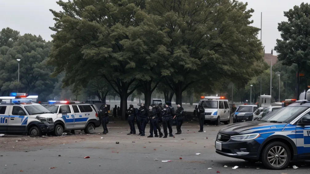 В Гамбурге: Полиция столкнулась с агрессивной толпой после поножовщины среди молодежи