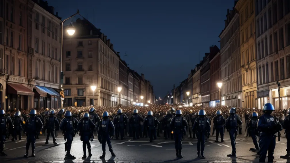 Массовые протесты в Берлине: полиция задержала 50 человек, произраильская акция была остановлена "из соображений безопасности"