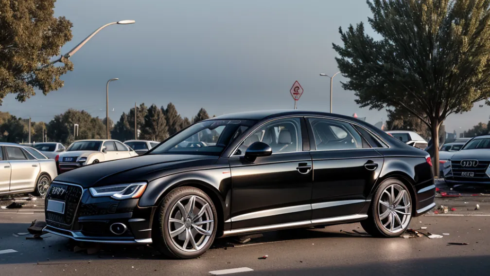 Тяжелое ДТП в Гамбурге: Audi пролетел над перекрестком, 6 пострадавших