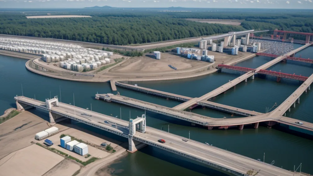 Китайский мега-мост успешно прошел тест на прочность с нагрузкой в 9000 тонн