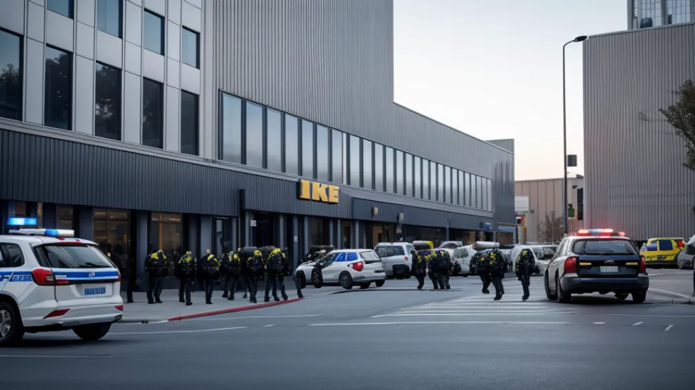 Масштабная операция в IKEA Гамбург: Уволенный сотрудник угрожал вернуться вооруженным