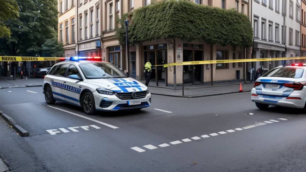 В Германии полиция застрелила напавшего с ножом мужчину, ранен офицер