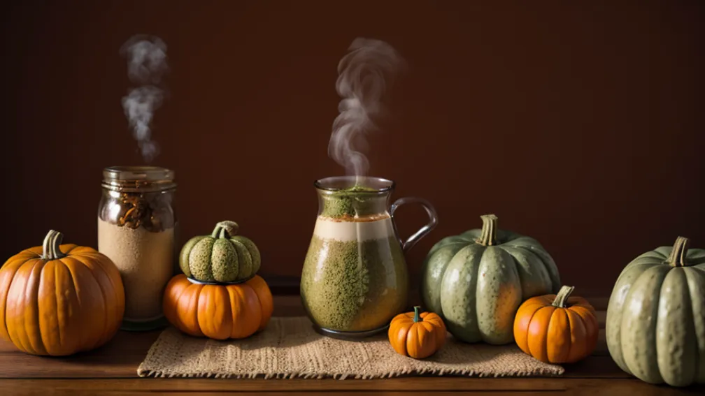 Осенний хит: Как приготовить ароматный Pumpkin Spice Matcha Latte дома