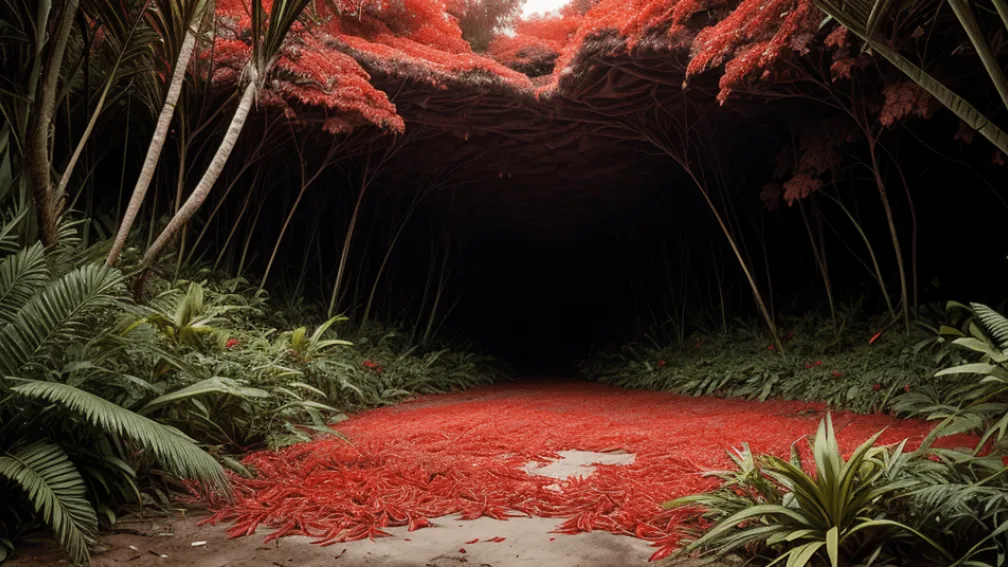 Массовая миграция: Миллионы красных крабов парализовали движение на острове Рождества