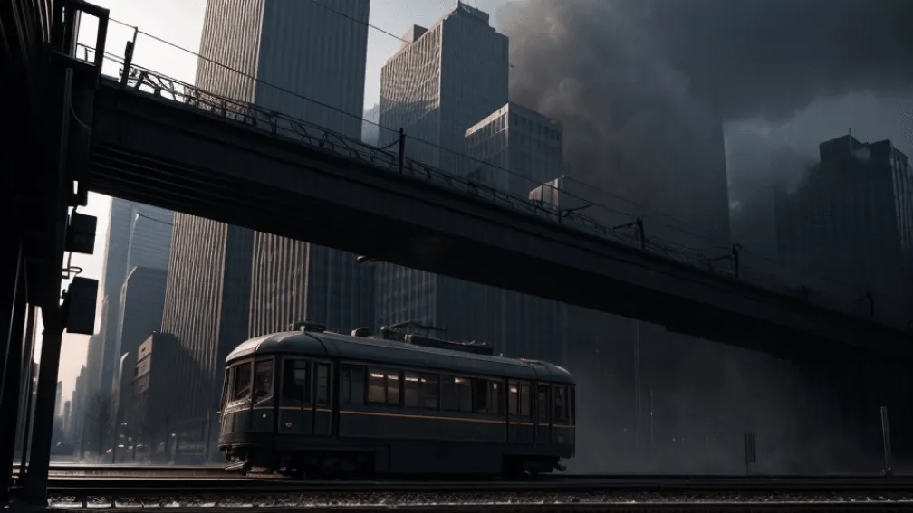 Героическое спасение: Женщина в наушниках упала на рельсы перед мчащимся трамваем