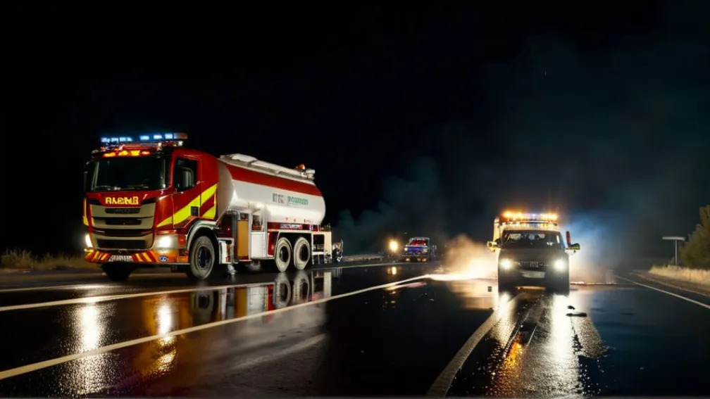 ДТП в Альценау: Скорая помощь столкнулась с бензовозом