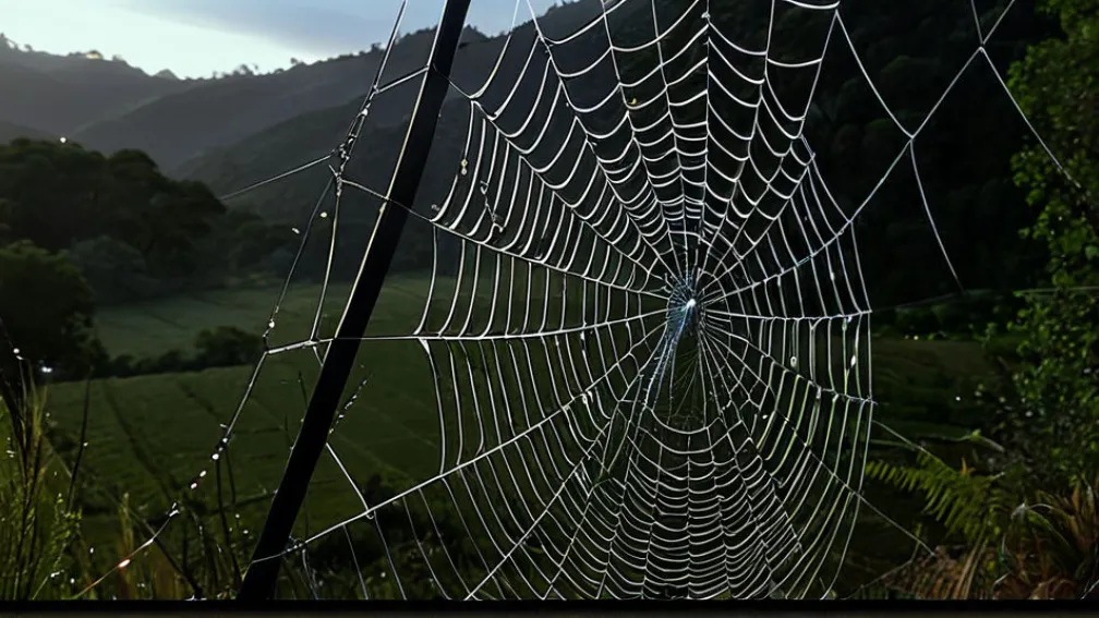 Ученые обнаружили крупнейшую в мире паутину, созданную тысячами пауков