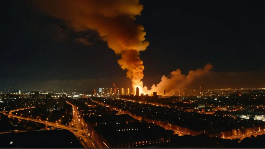 Российские дроны атаковали Харьков: целые районы охвачены огнем