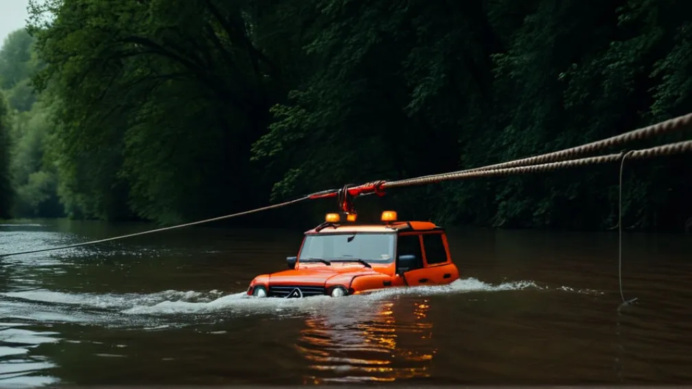 Смелые женщины спасли 82-летнего водителя, чей автомобиль скатился в Эльбу в Дрездене
