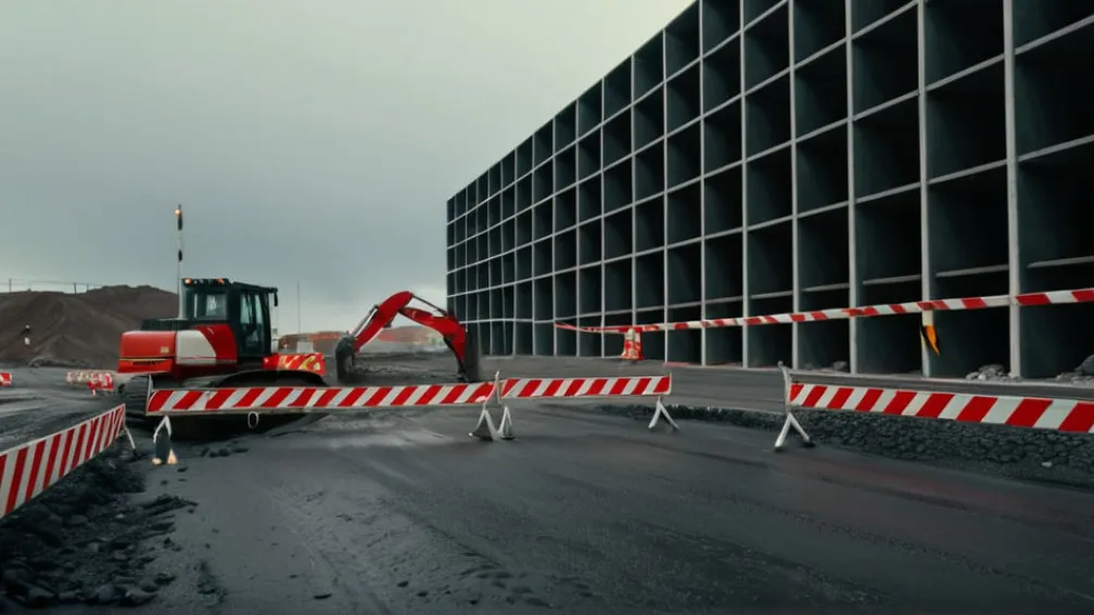 Затянувшаяся стройка в Берлине: жители возмущены "рождественской паузой"