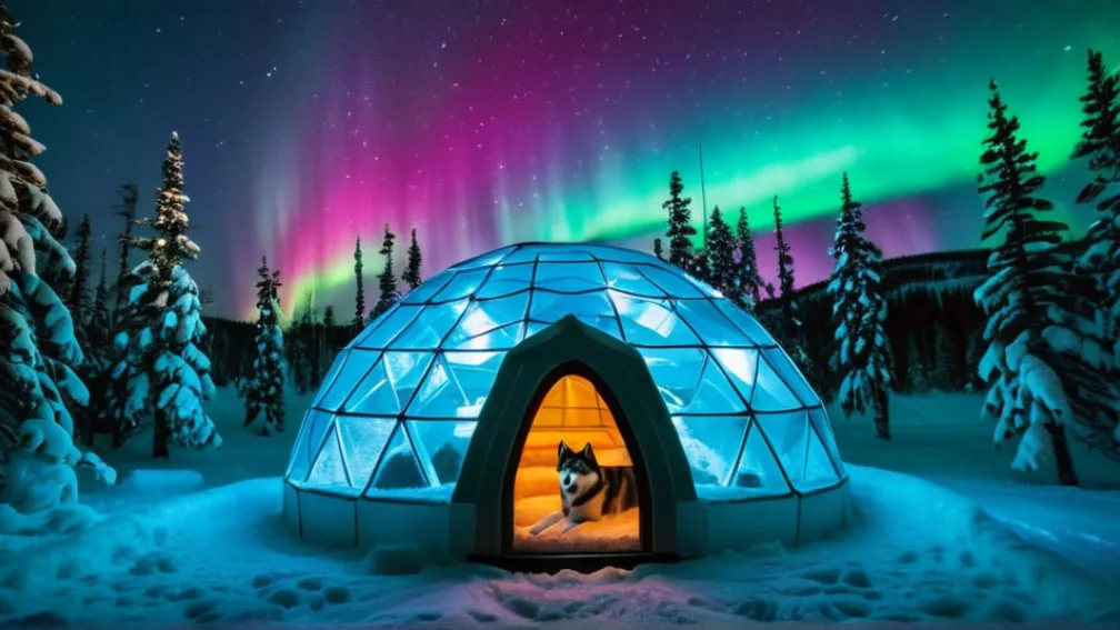 Звезда "Кёльна" Лука Вальдшмидт на "морозном" отдыхе в Финляндии: иглу, хаски и тренировки