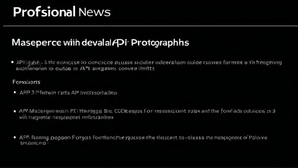 Краткое пособие по работе с API