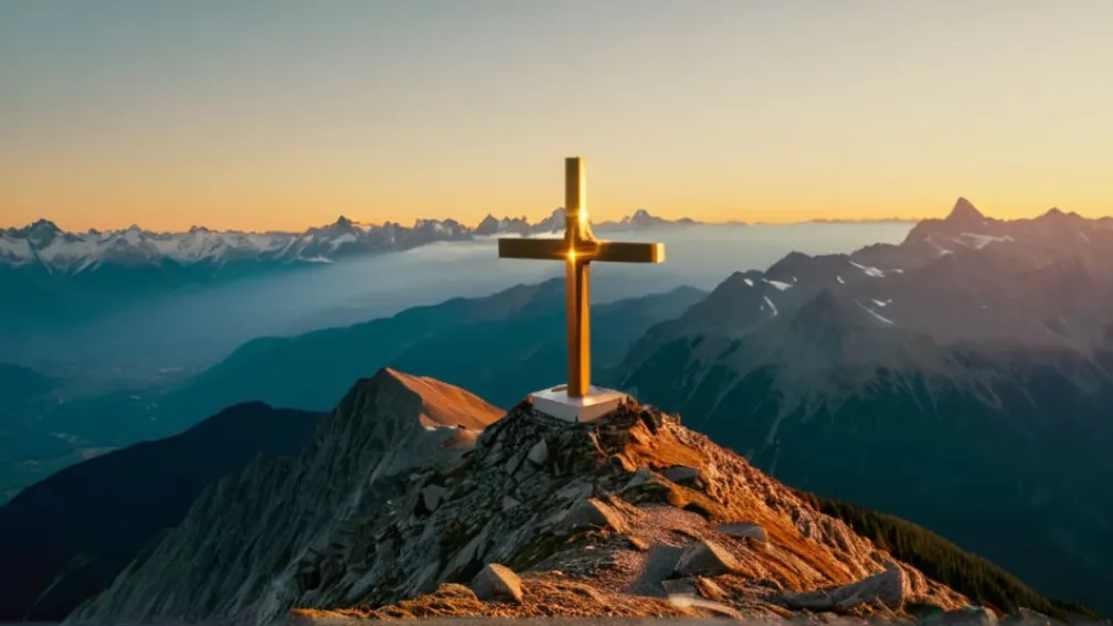 Крест на вершине Цугшпитце демонтирован для реставрации из-за наклеек