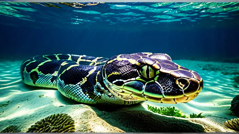 6-метровый питон едва не задушил тургида во время поиска змей