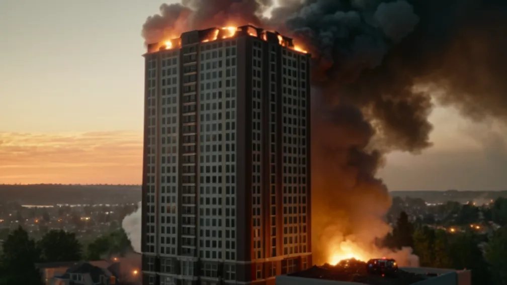 Смертельный пожар в Мангейме: 88-летняя женщина погибла в высотке
